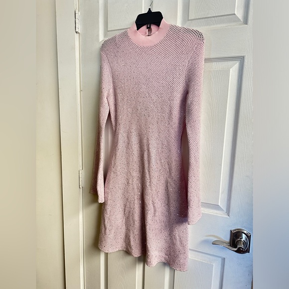 Ravilly Sequined Open Knit Dress - Picture 5 of 6